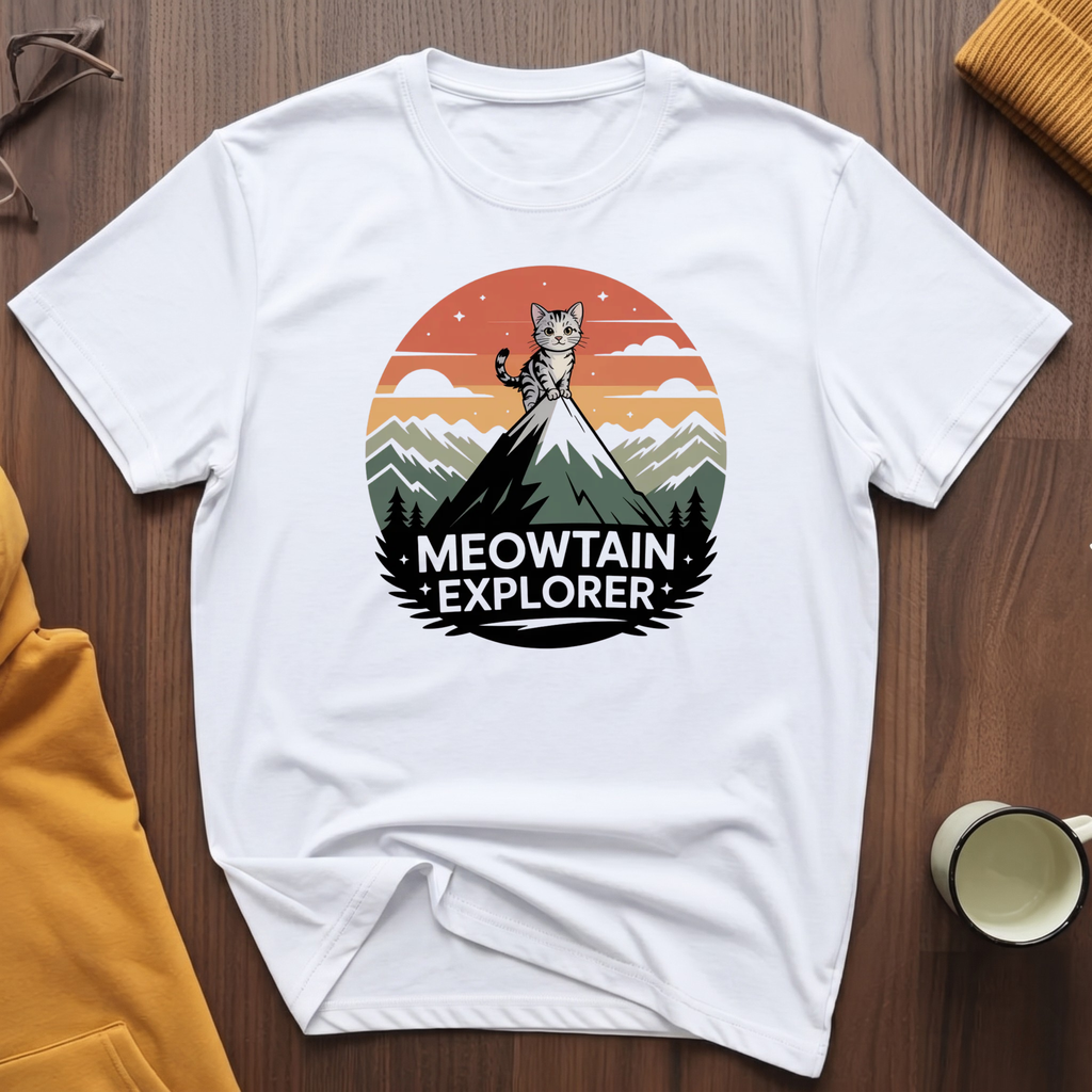 Meowtain Explorer 4 T-Shirt