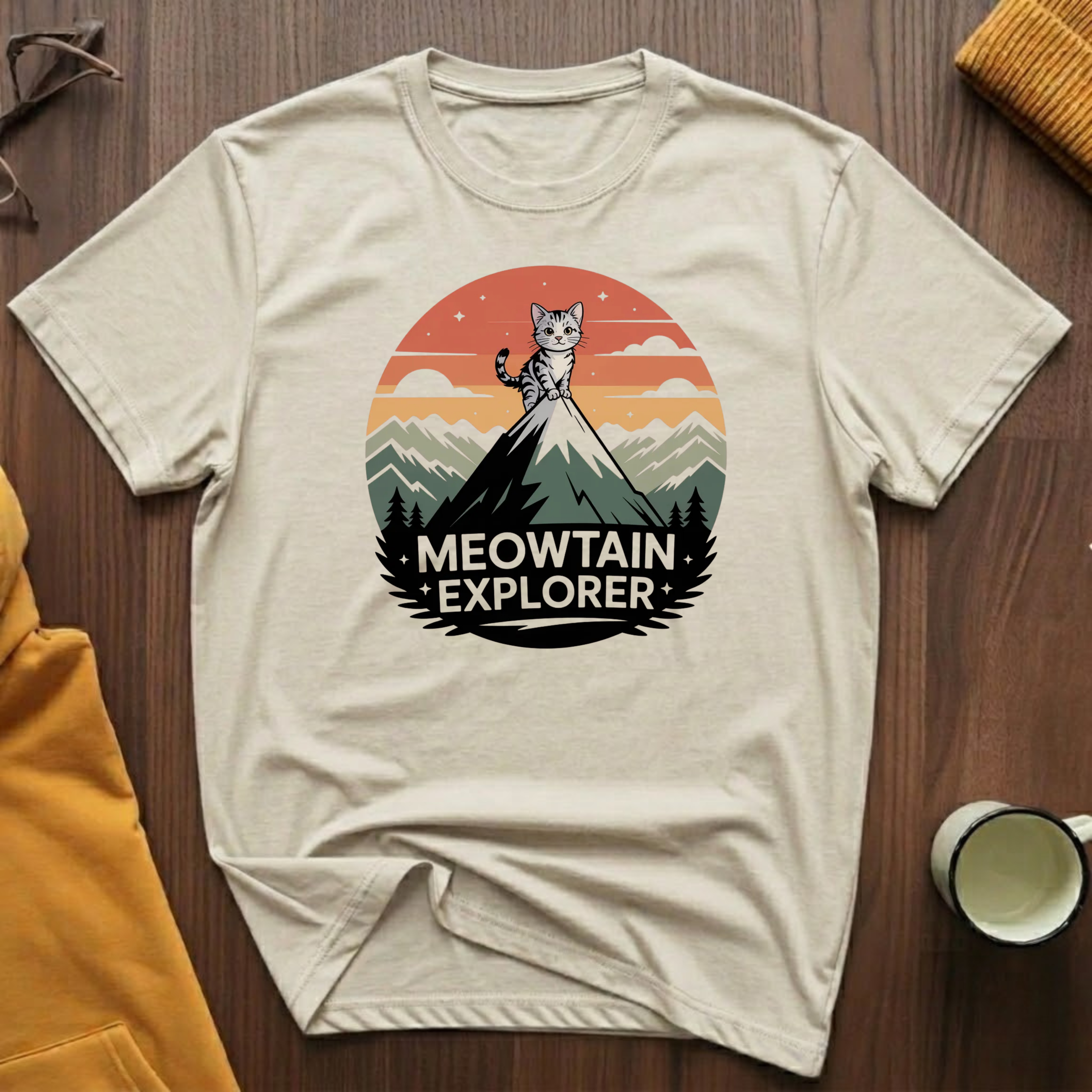 Meowtain Explorer 4 T-Shirt