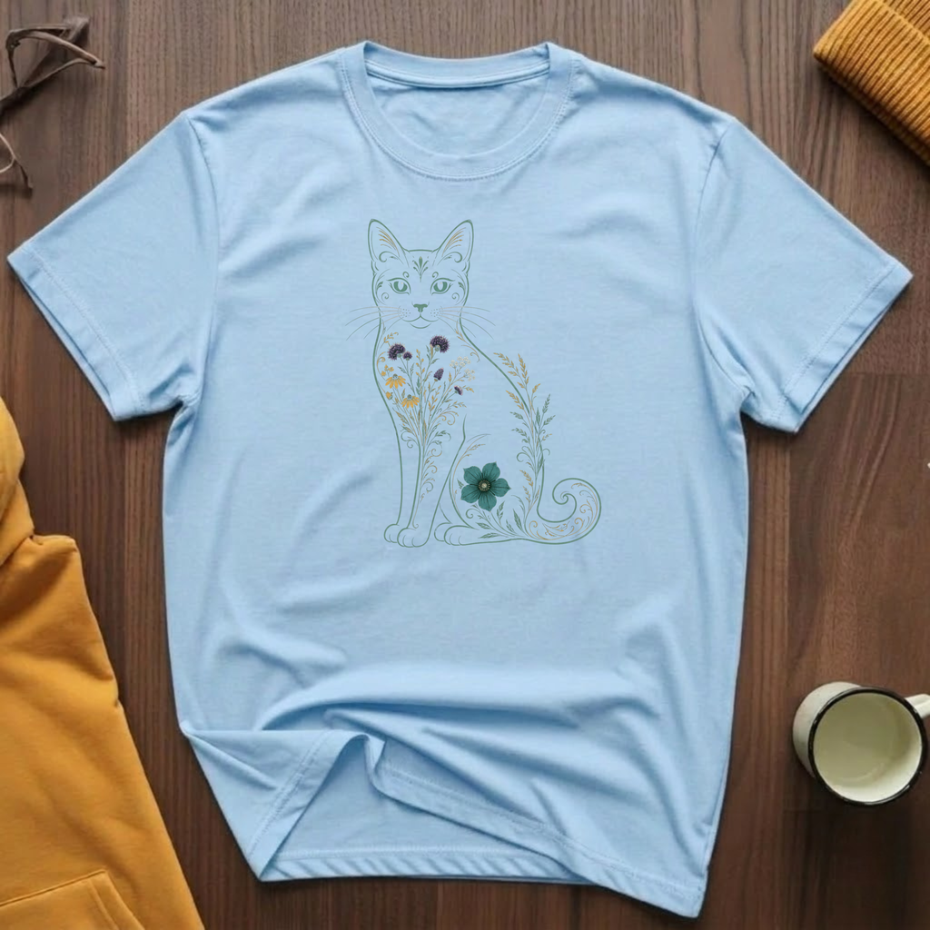 Flower Cat 3 T-Shirt