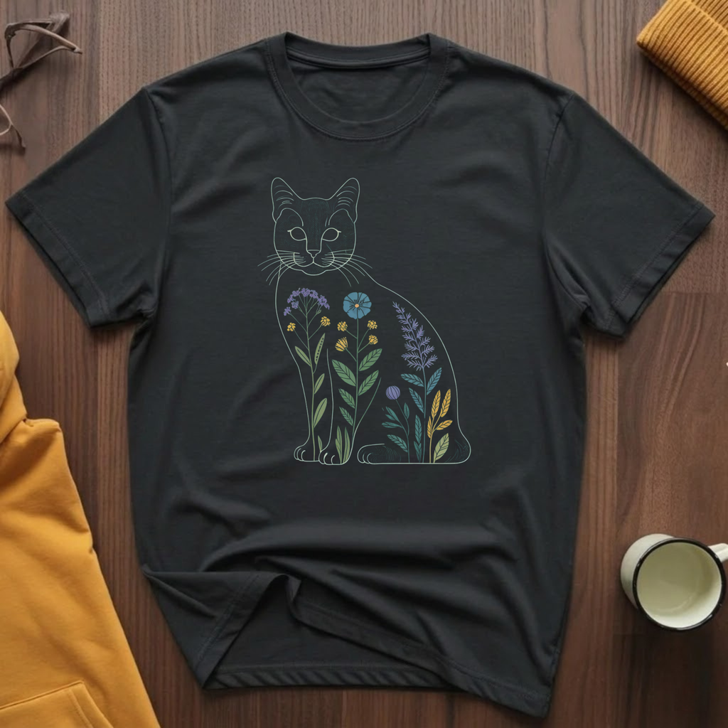 Flower Cat 5 T-Shirt
