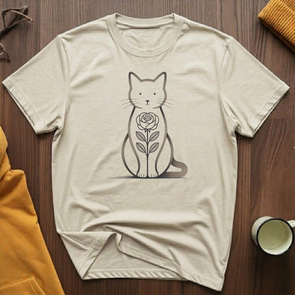 Flower Cat 6 T-Shirt