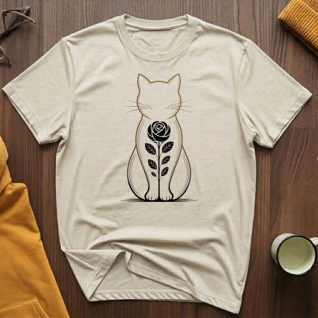 Flower Cat 9 T-Shirt