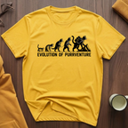 Evolution Of Purrventure 1 T-Shirt