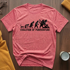Evolution Of Purrventure 1 T-Shirt