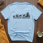 Evolution Of Purrventure 3 T-Shirt