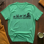 Evolution Of Purrventure 3 T-Shirt
