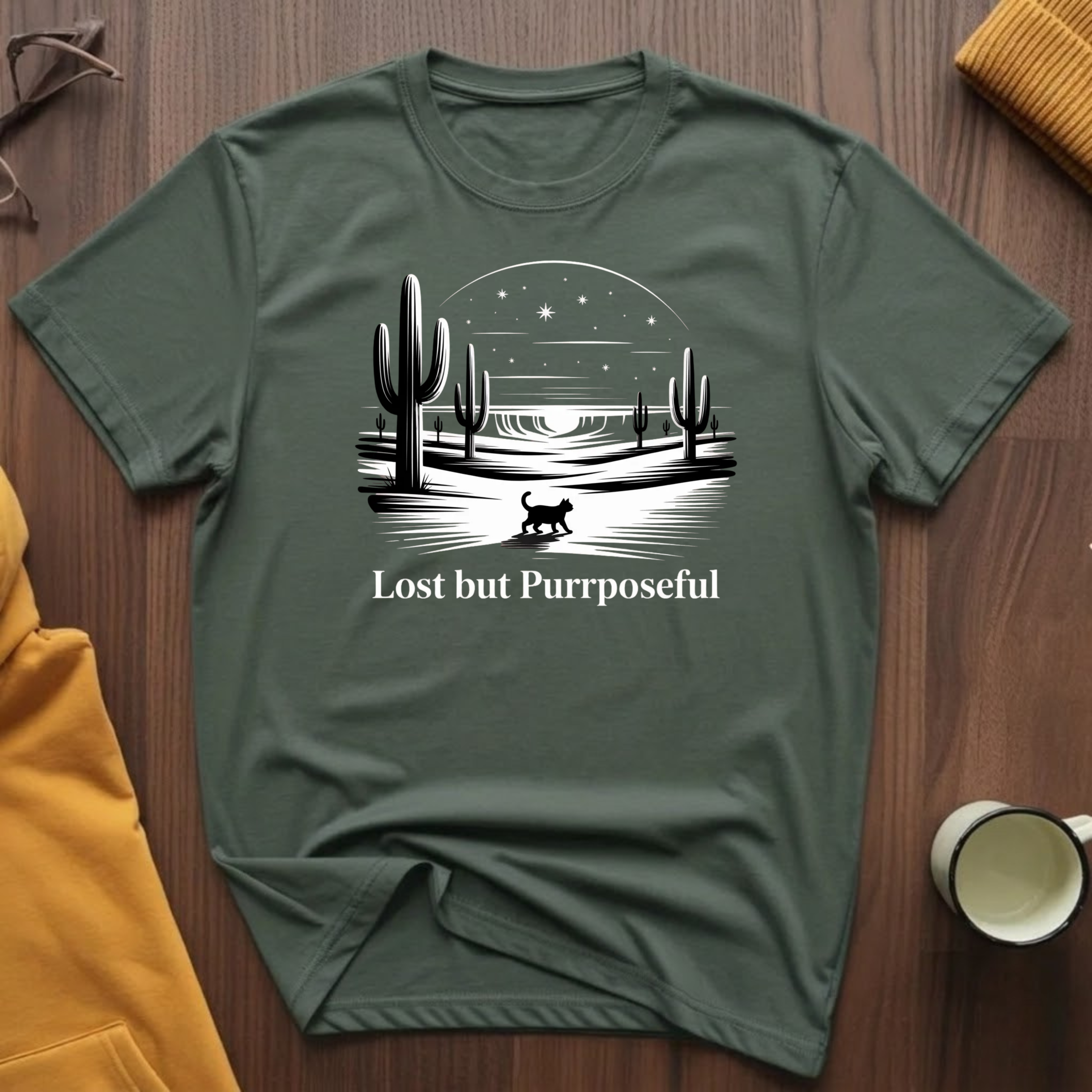 Lost But Purrposeful 1 T-Shirt