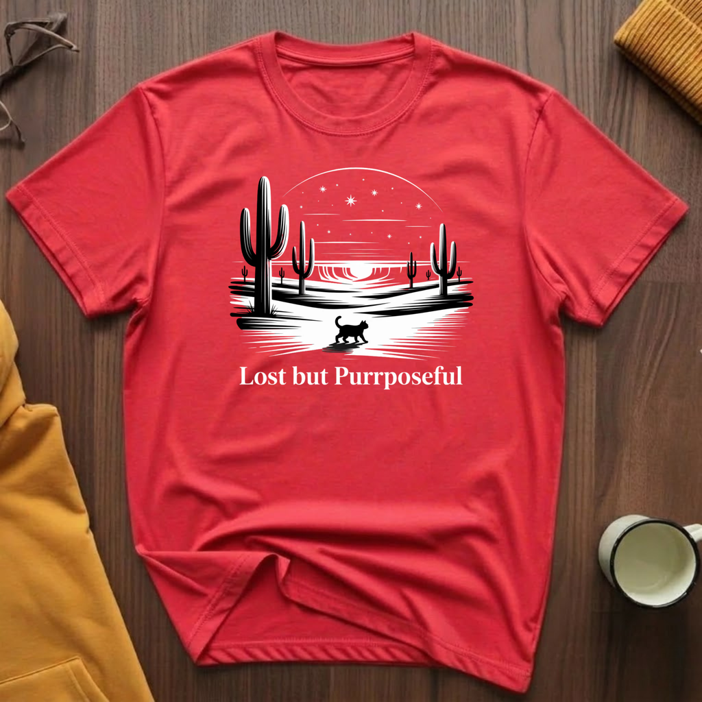 Lost But Purrposeful 1 T-Shirt