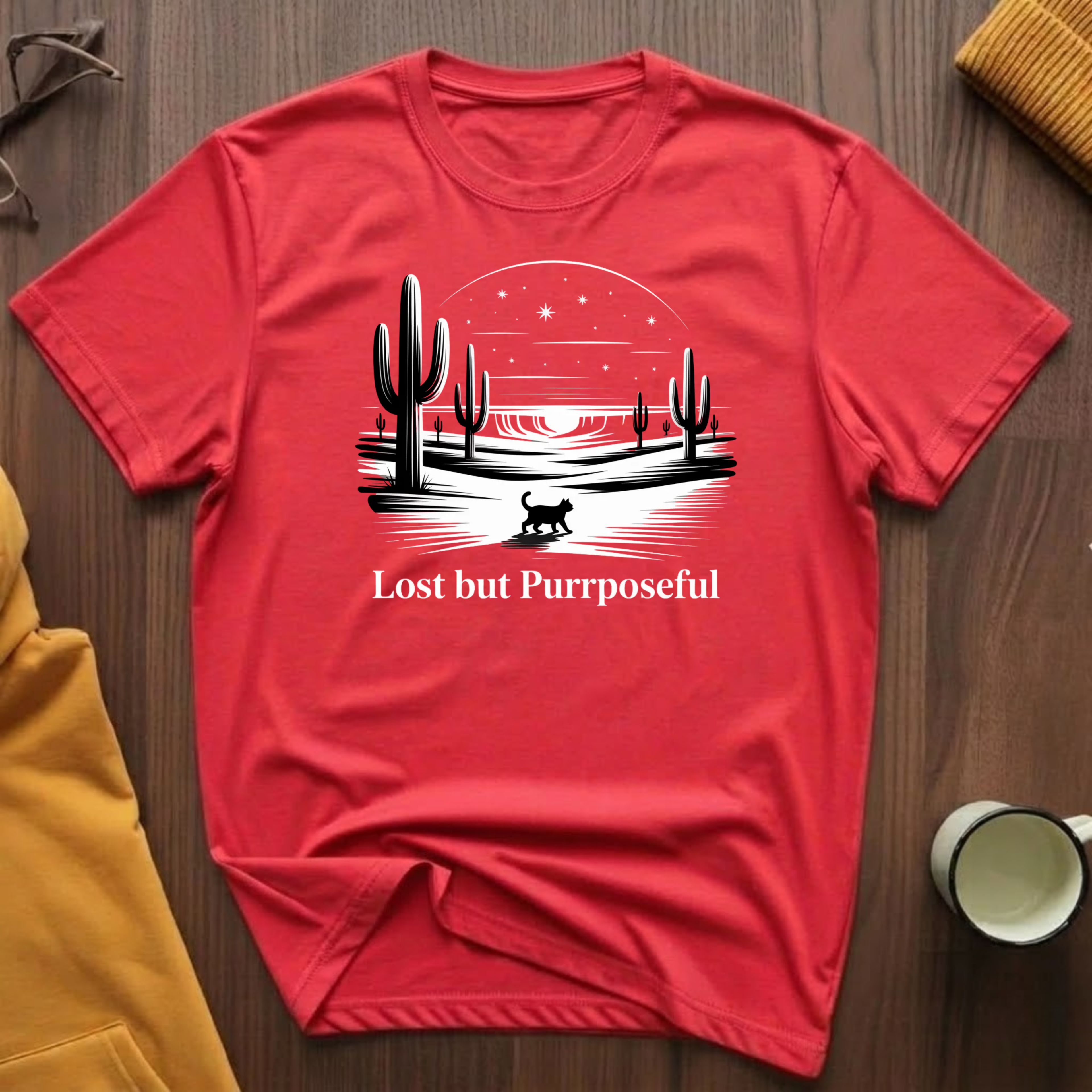 Lost But Purrposeful 1 T-Shirt