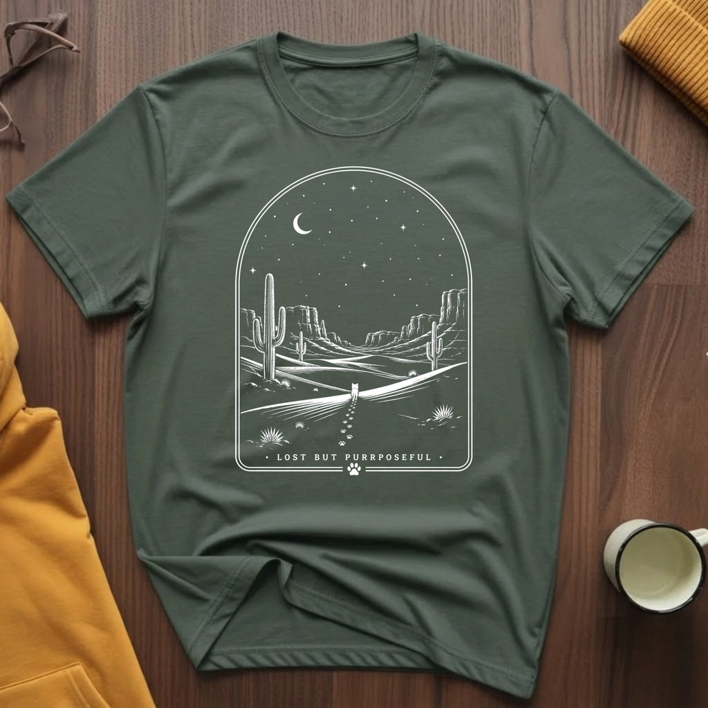 Lost But Purrposeful 2 T-Shirt