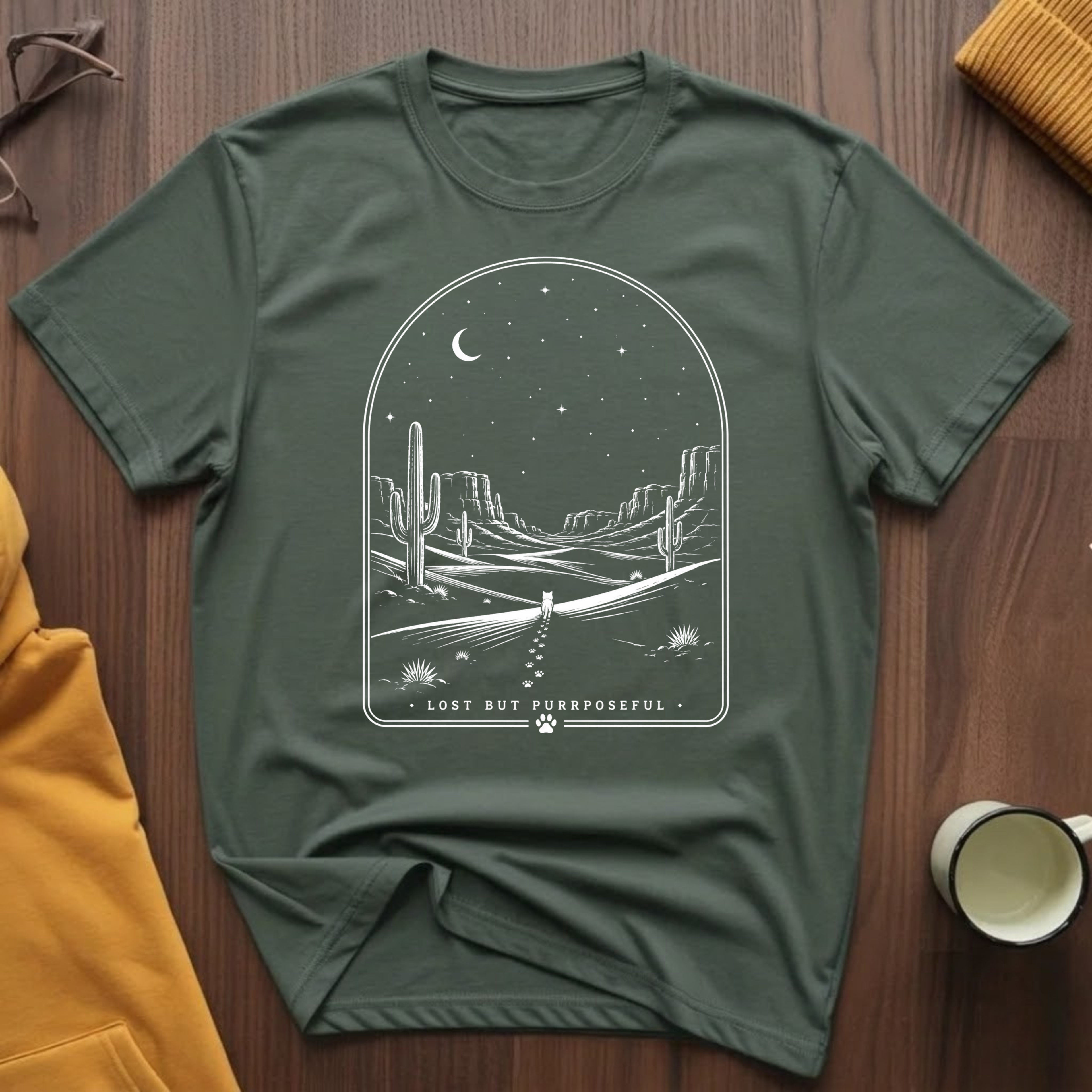 Lost But Purrposeful 2 T-Shirt