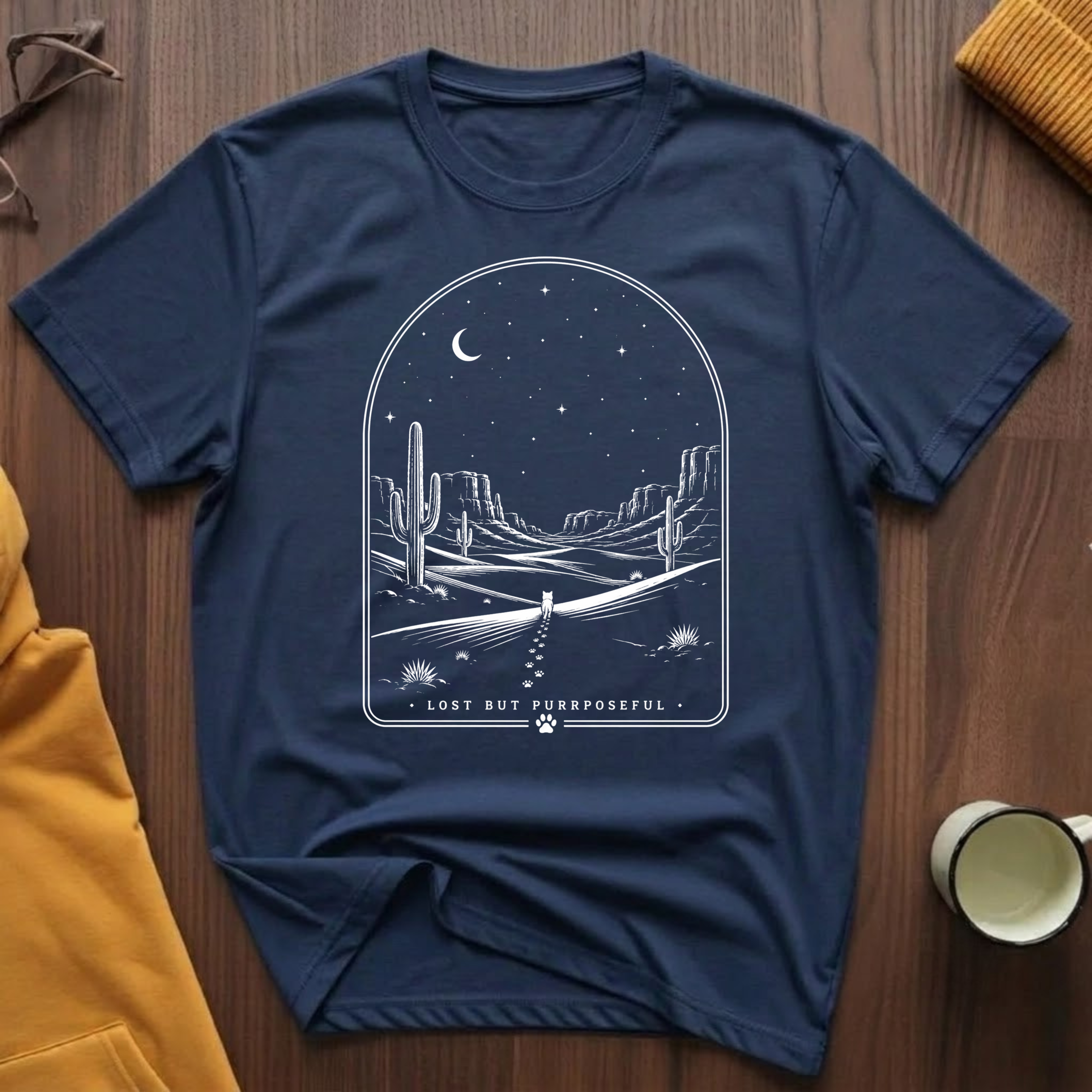 Lost But Purrposeful 2 T-Shirt