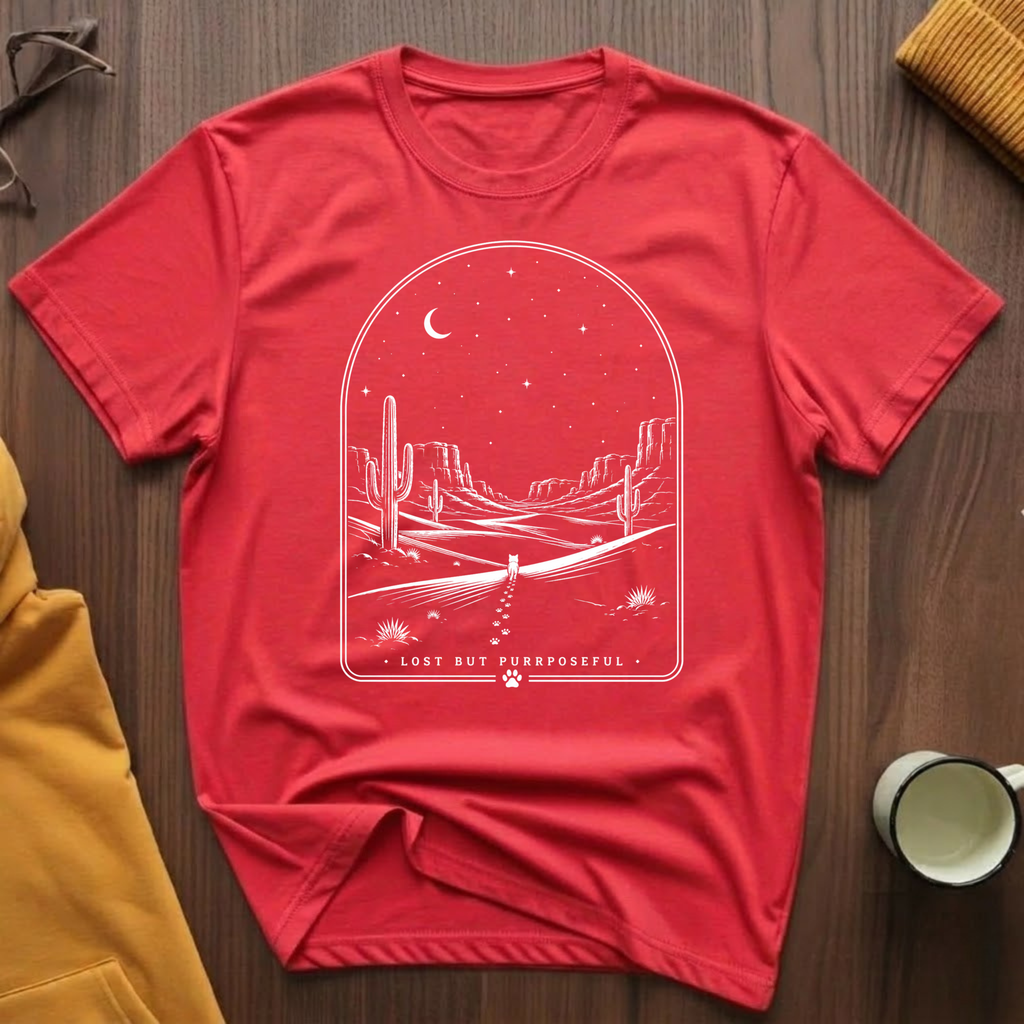 Lost But Purrposeful 2 T-Shirt