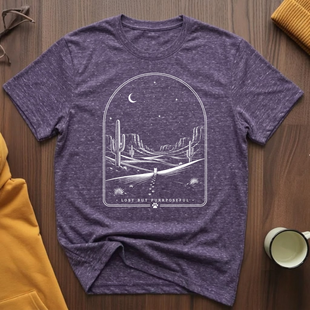 Lost But Purrposeful 2 T-Shirt