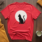 Black Cat and Moon T-Shirt