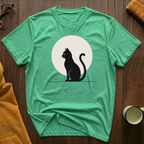 Black Cat and Moon T-Shirt