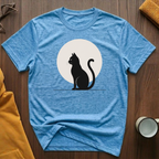 Black Cat and Moon T-Shirt