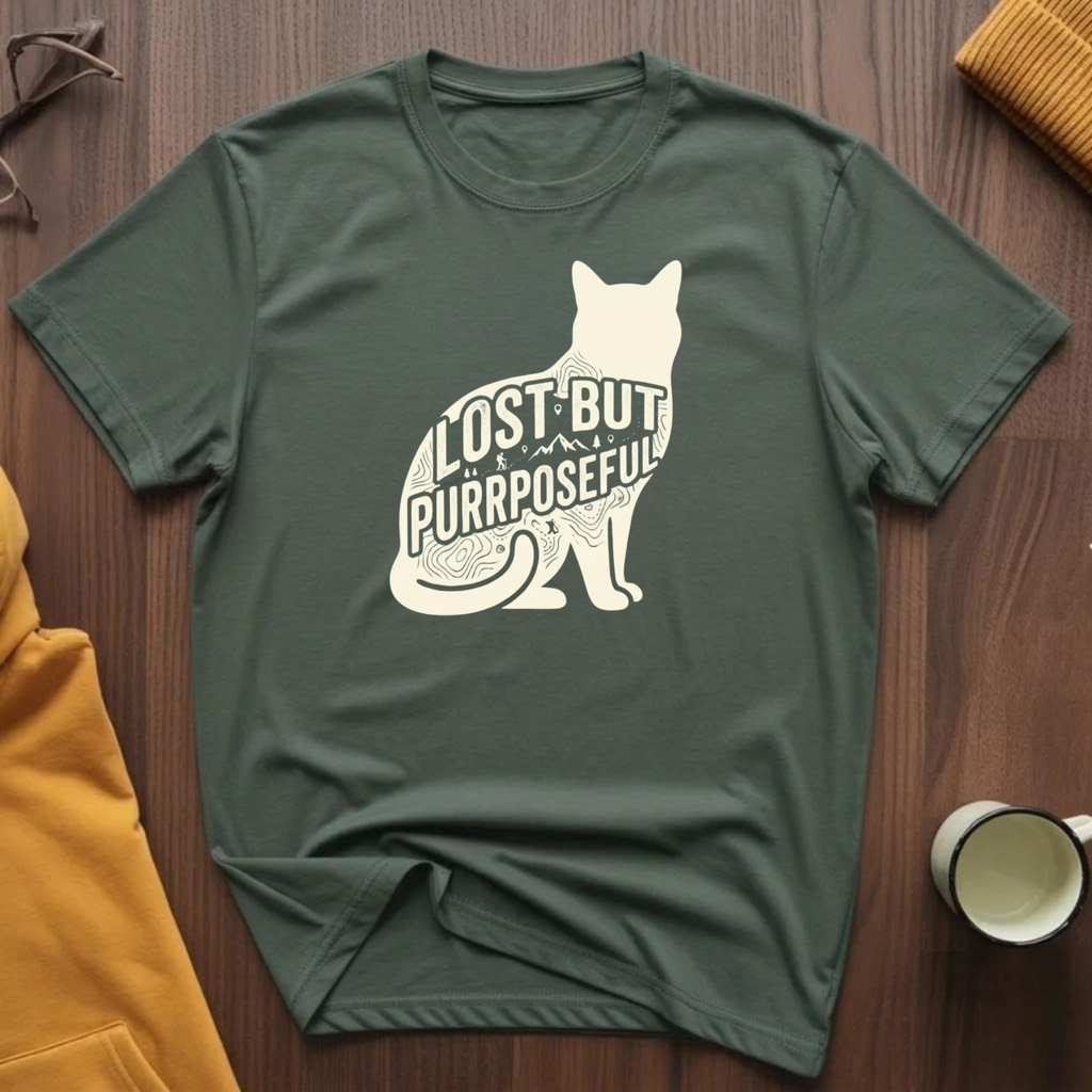 Lost But Purrposeful T-Shirt