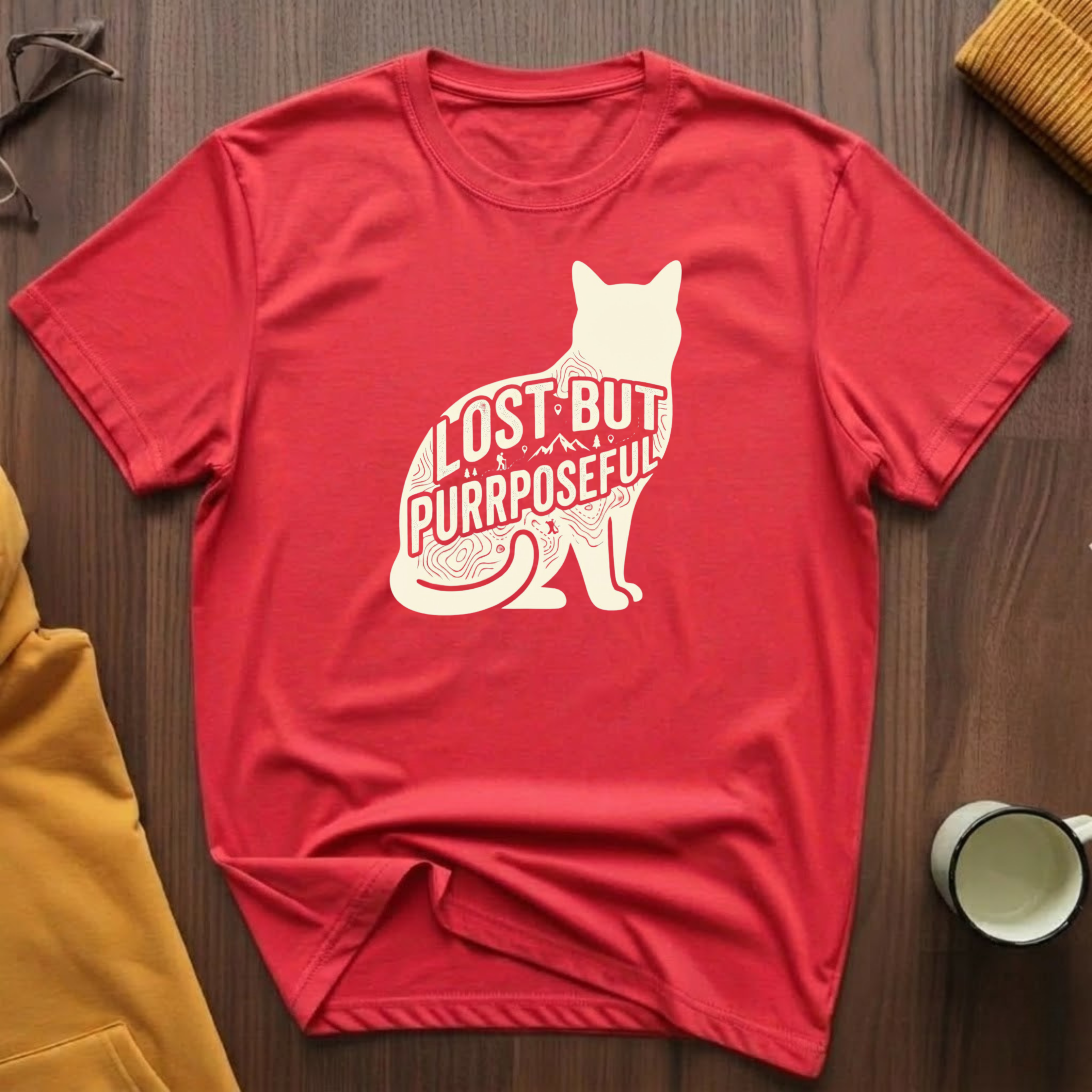 Lost But Purrposeful T-Shirt
