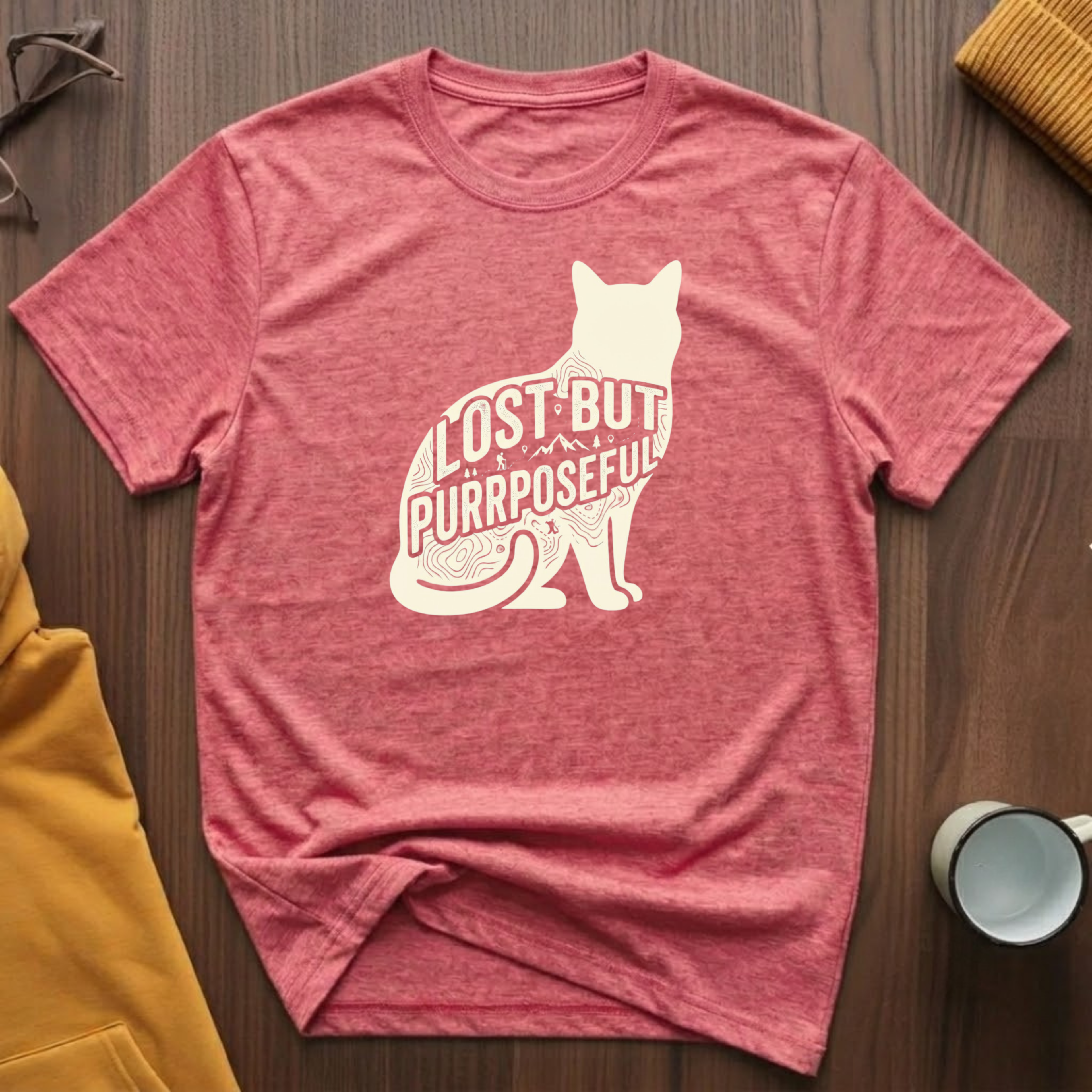 Lost But Purrposeful T-Shirt