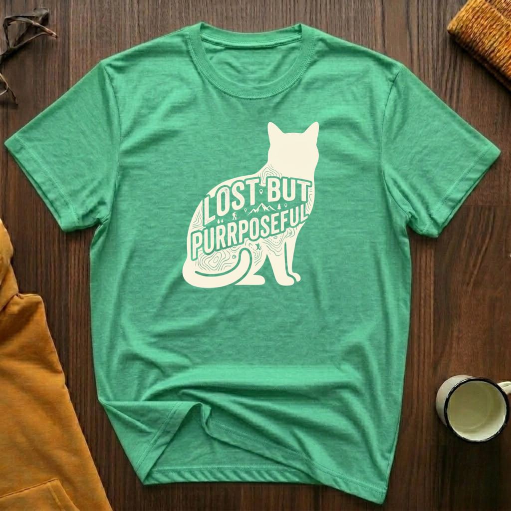 Lost But Purrposeful T-Shirt