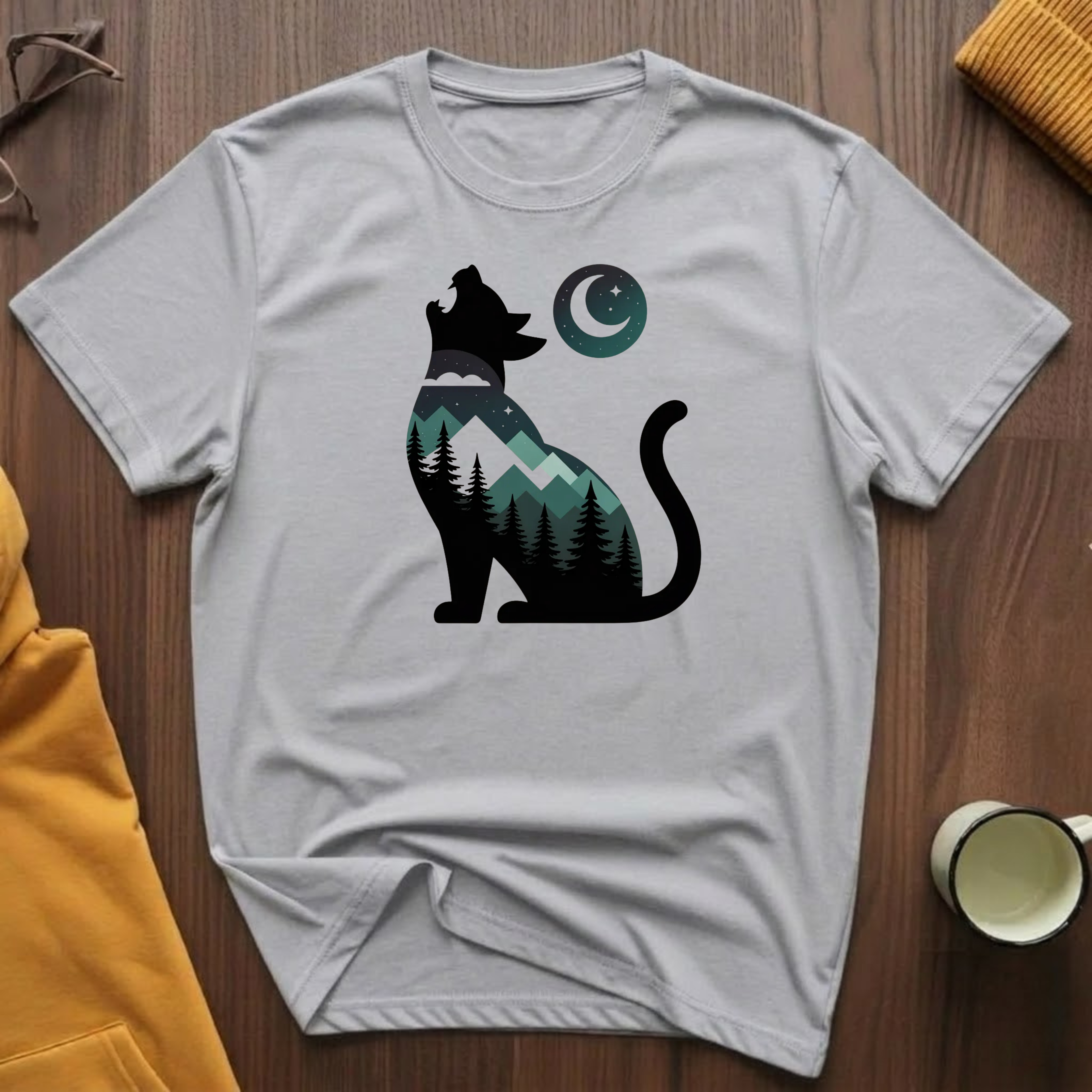 Howling Cat 3 T-Shirt