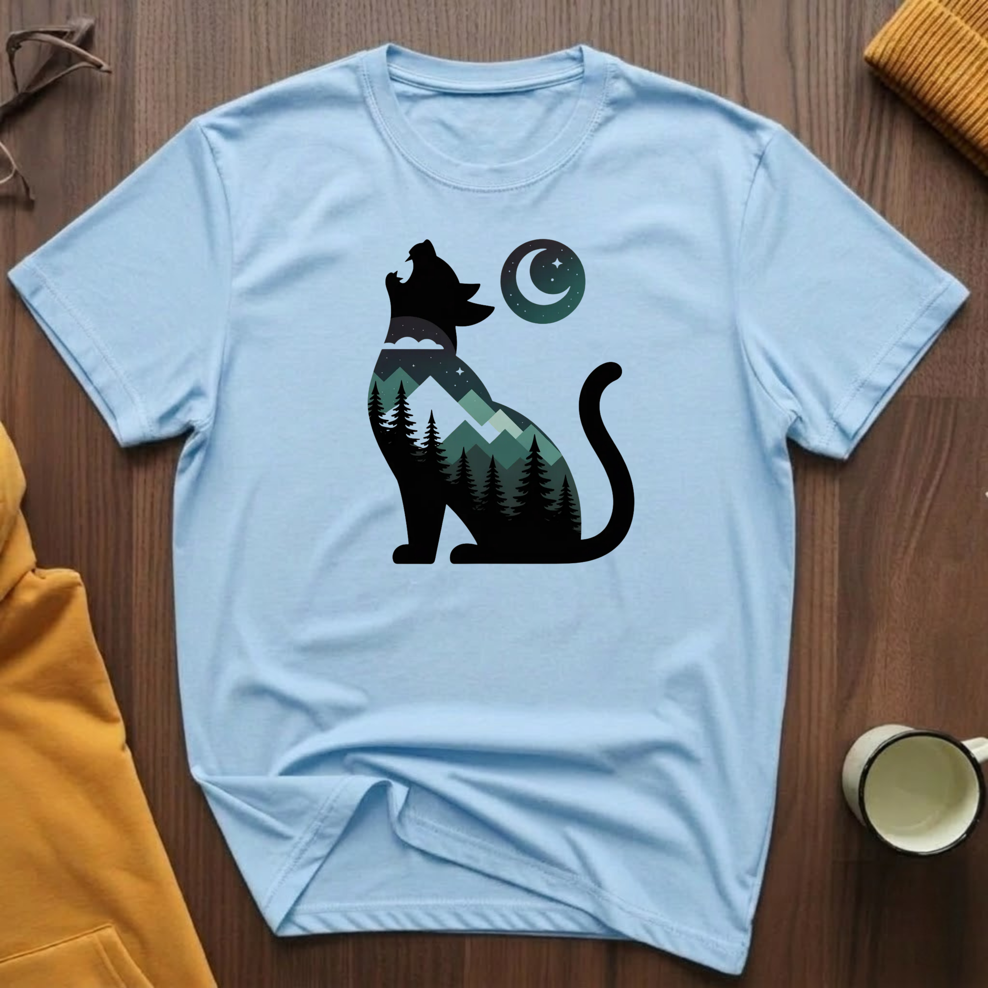 Howling Cat 3 T-Shirt