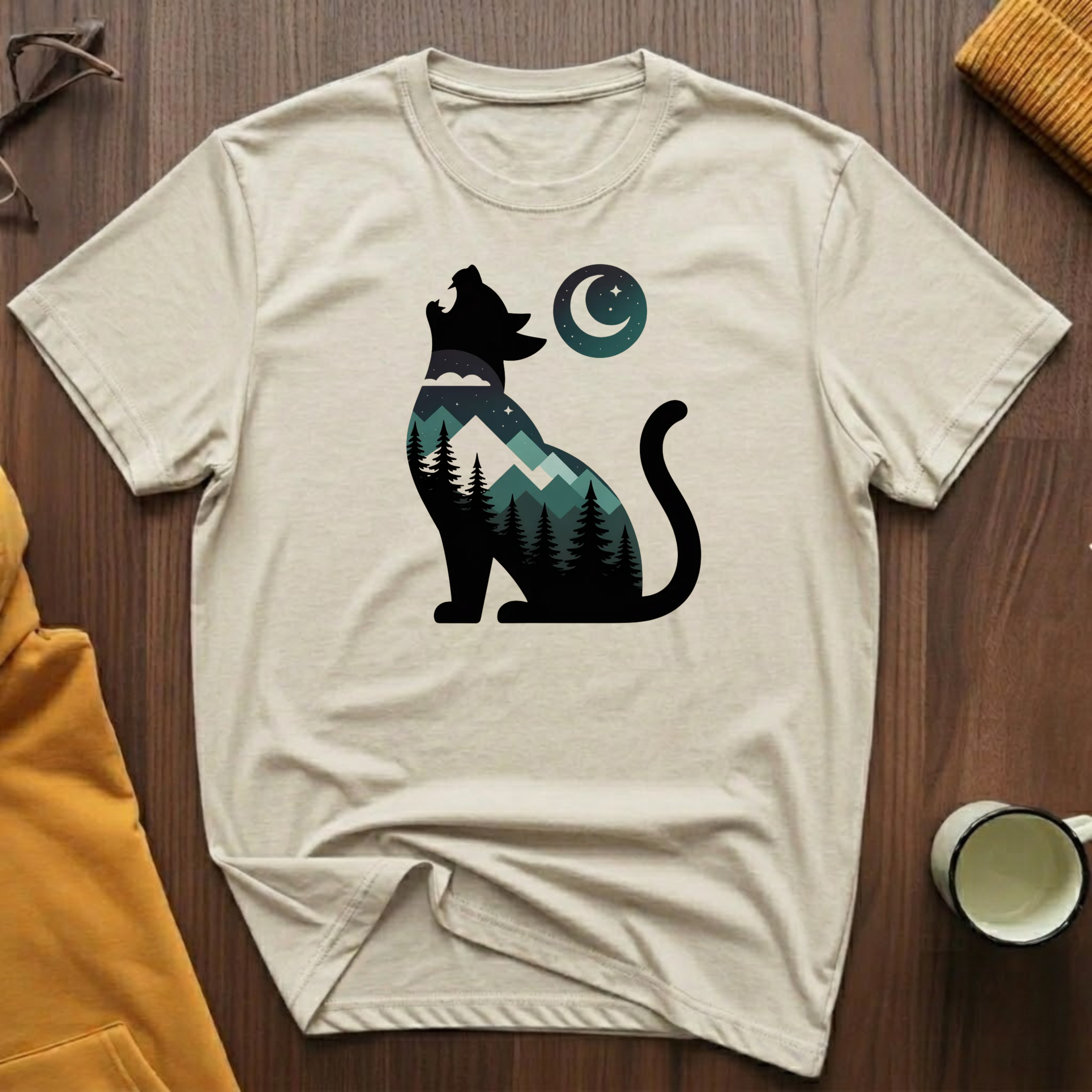 Howling Cat 3 T-Shirt