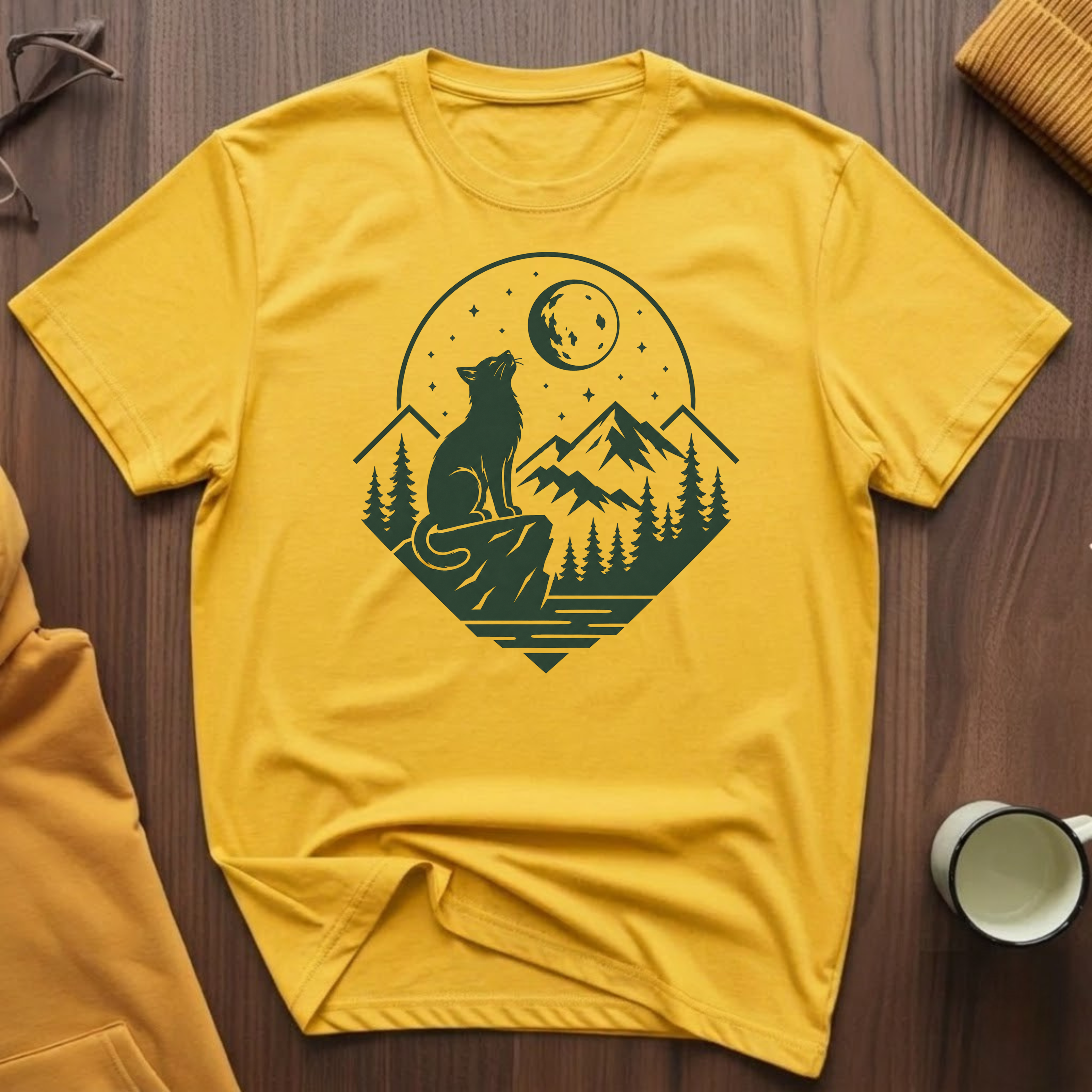 Howling Cat 2 T-Shirt