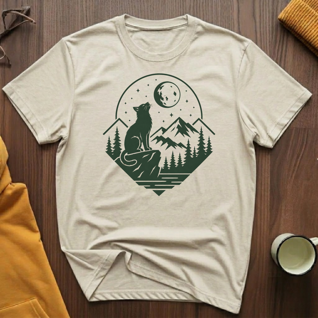 Howling Cat 2 T-Shirt