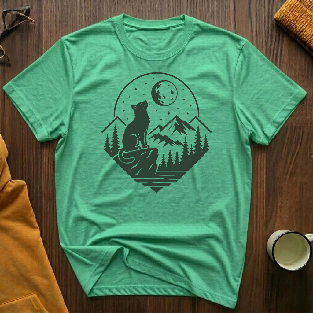 Howling Cat 2 T-Shirt