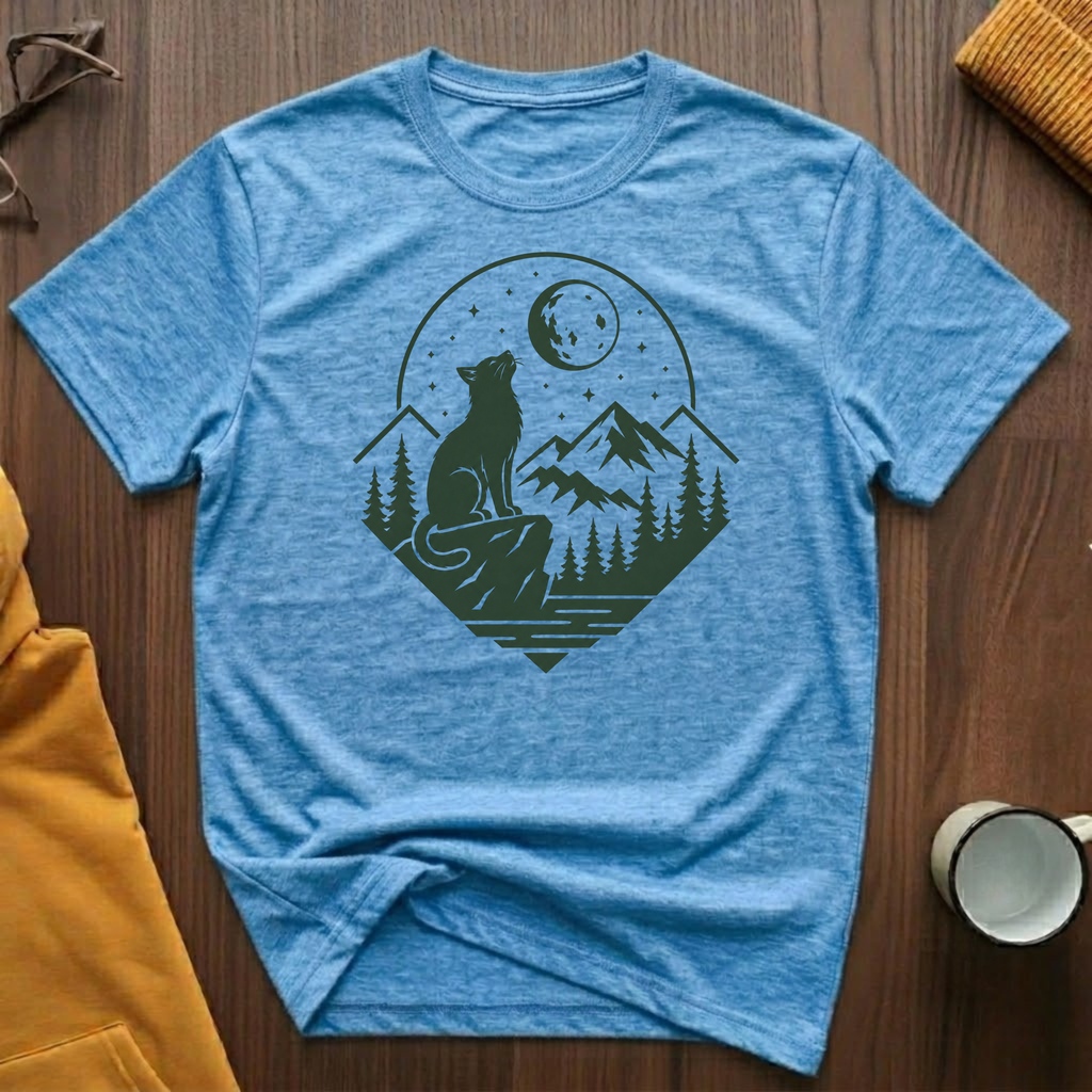 Howling Cat 2 T-Shirt