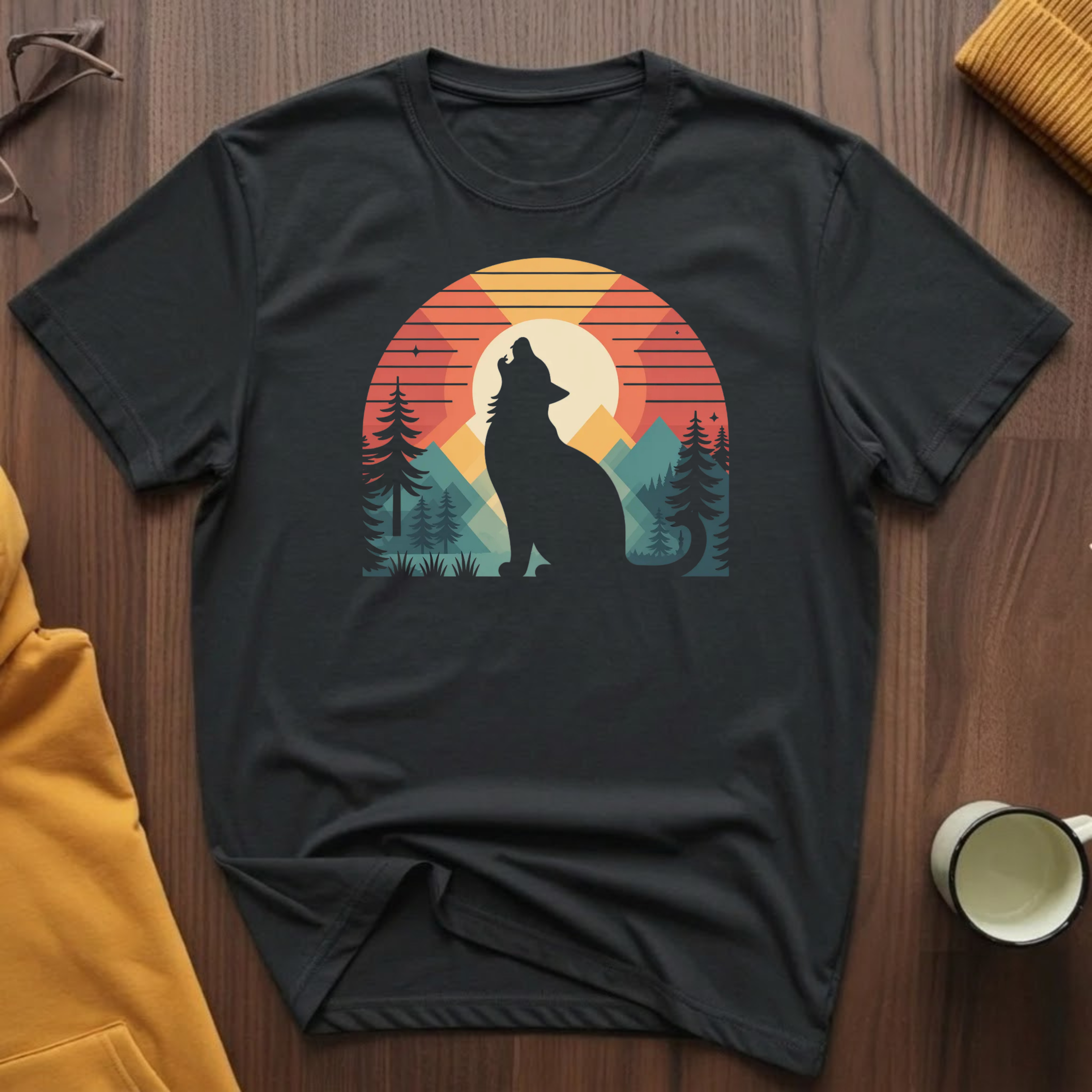 Howling Cat 1 T-Shirt