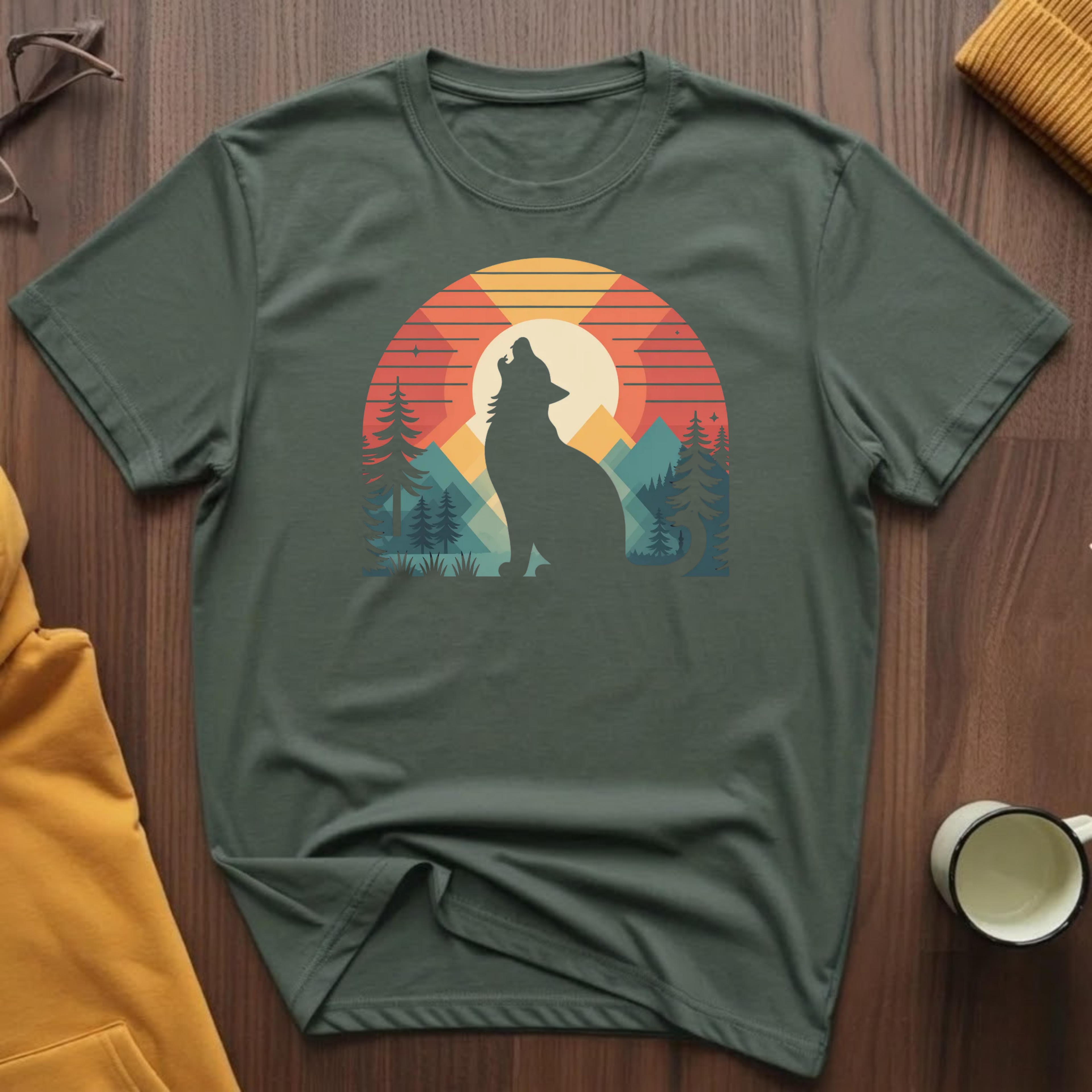 Howling Cat 1 T-Shirt