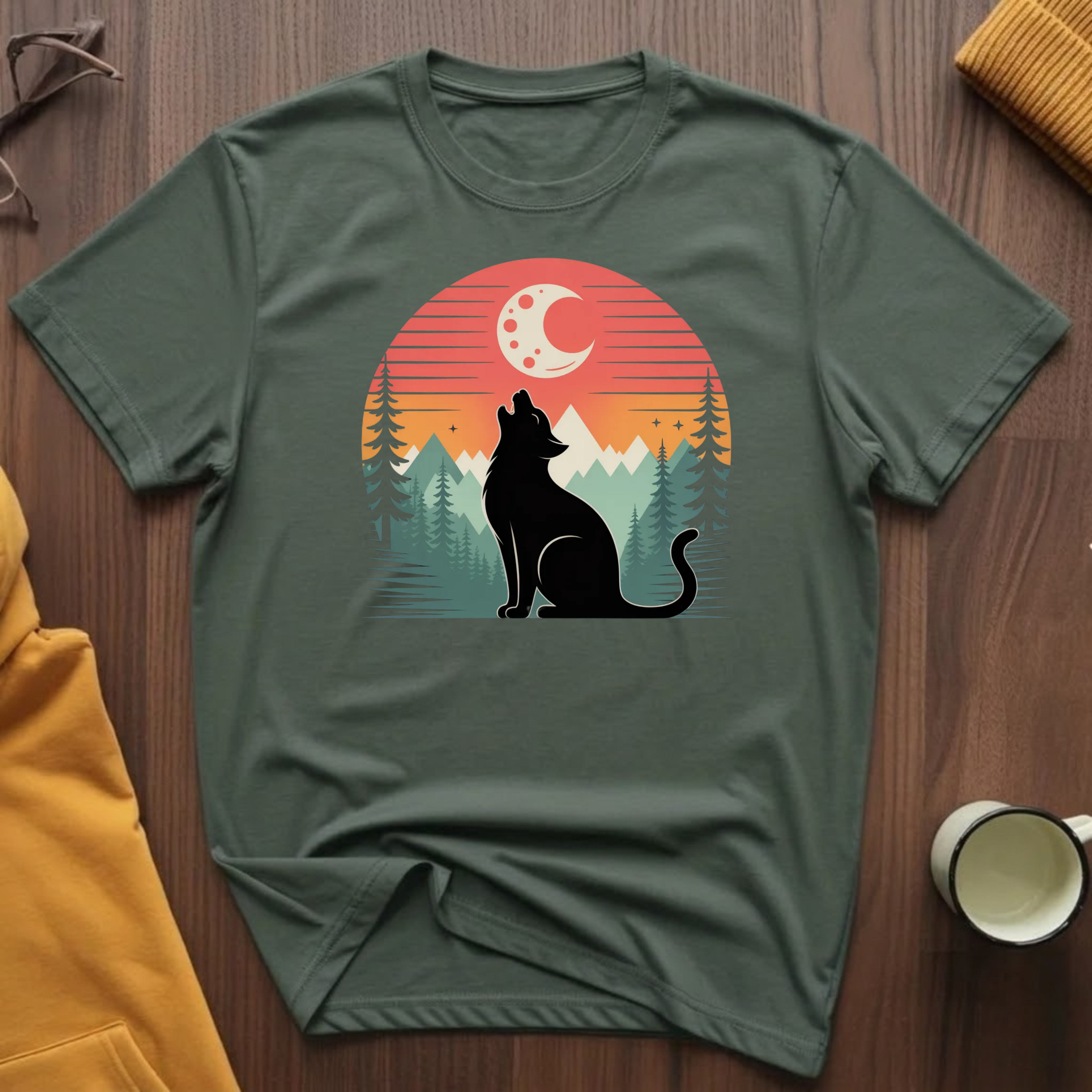 Howling Cat T-Shirt