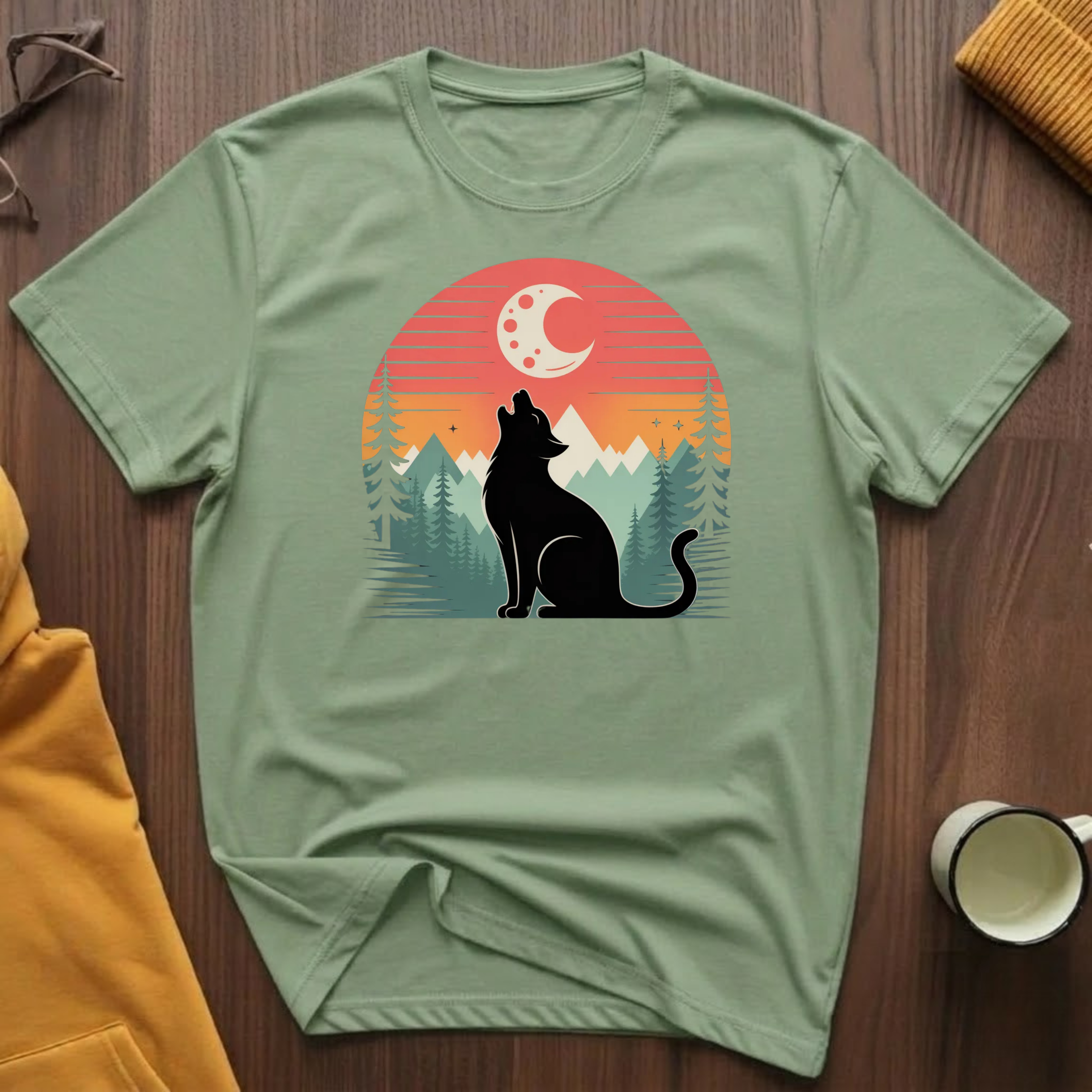 Howling Cat T-Shirt