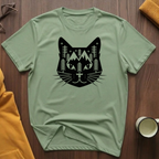 Geometric Black Cat 1 T-Shirt