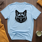 Geometric Black Cat 1 T-Shirt