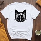 Geometric Black Cat 1 T-Shirt