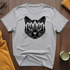 Geometric Black Cat T-Shirt