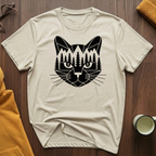 Geometric Black Cat T-Shirt