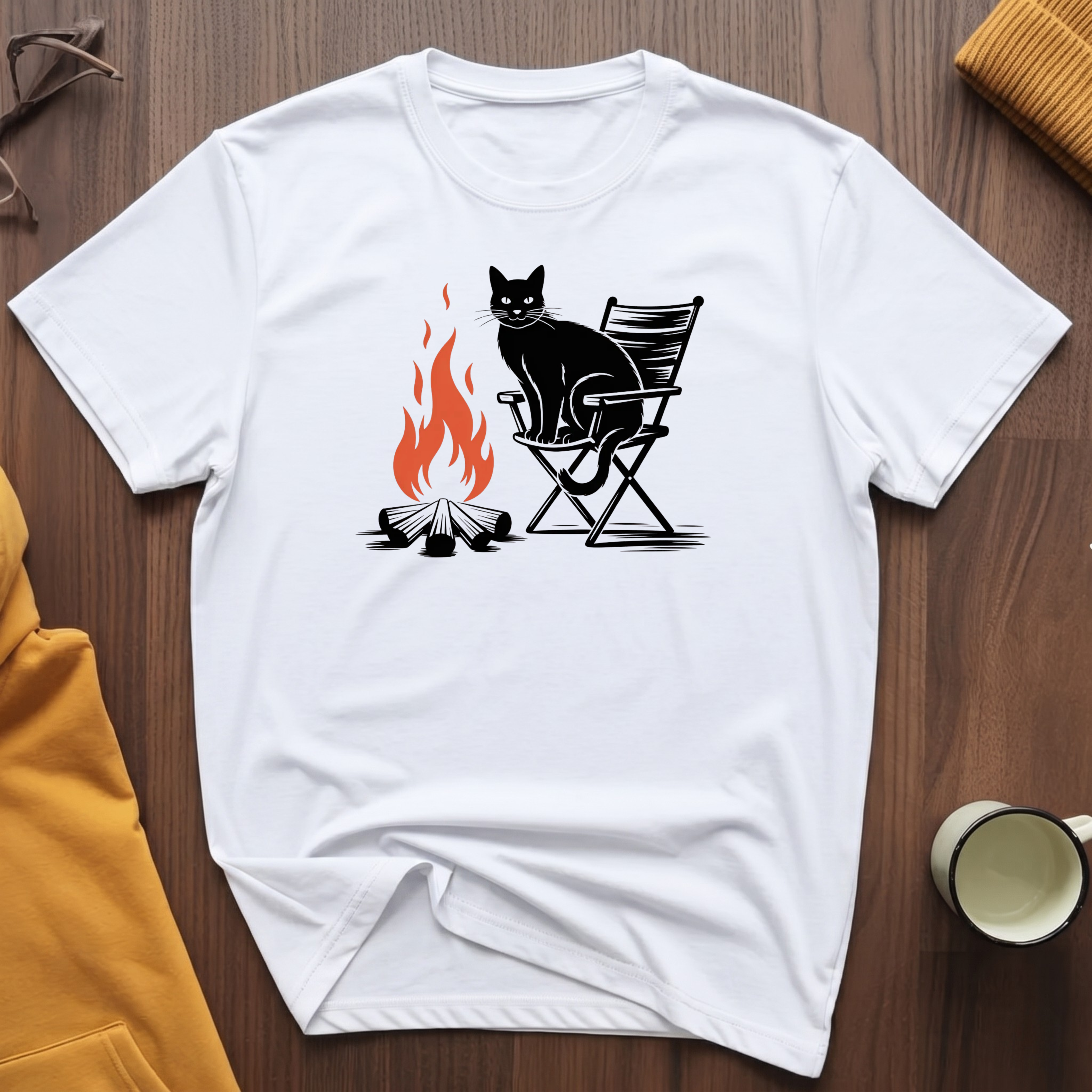 Campfire Cat 7 T-Shirt