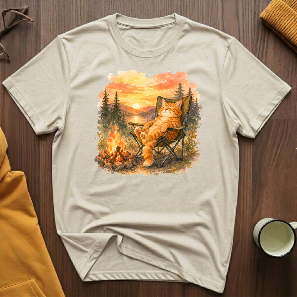 Campfire Cat 6 T-Shirt