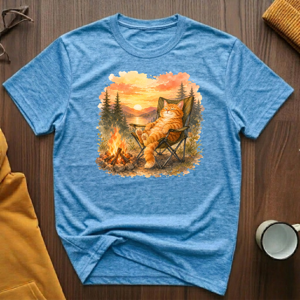 Campfire Cat 6 T-Shirt