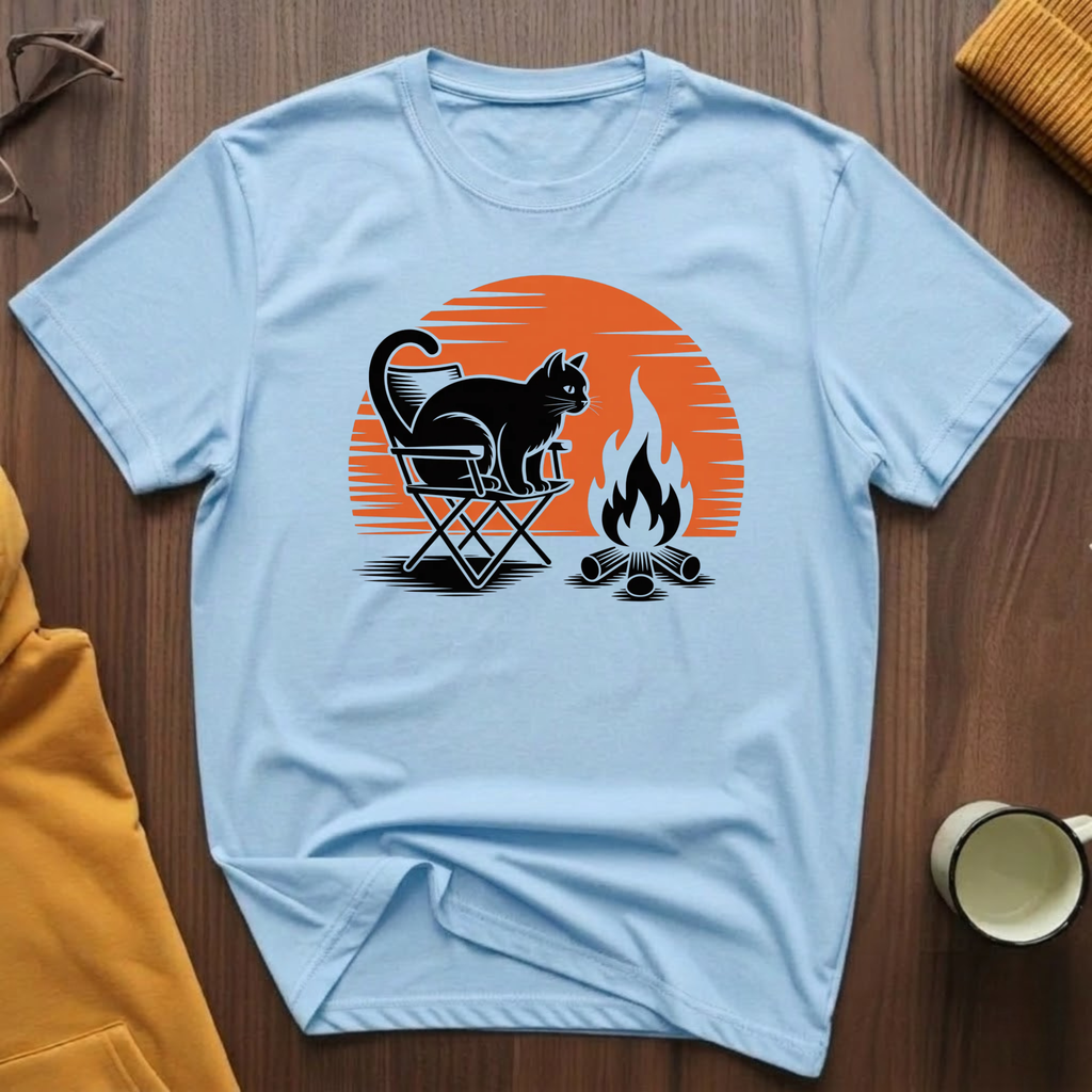 Campfire Cat 5 T-Shirt
