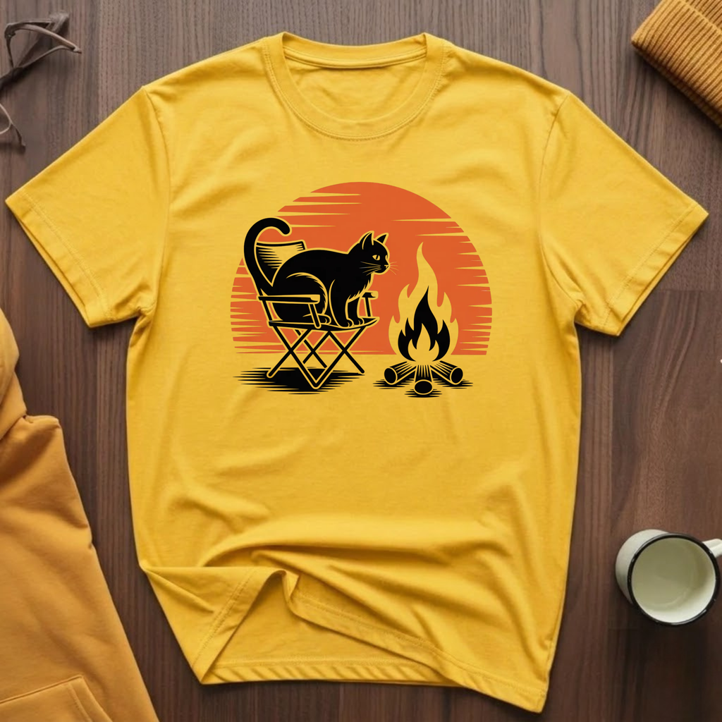 Campfire Cat 5 T-Shirt