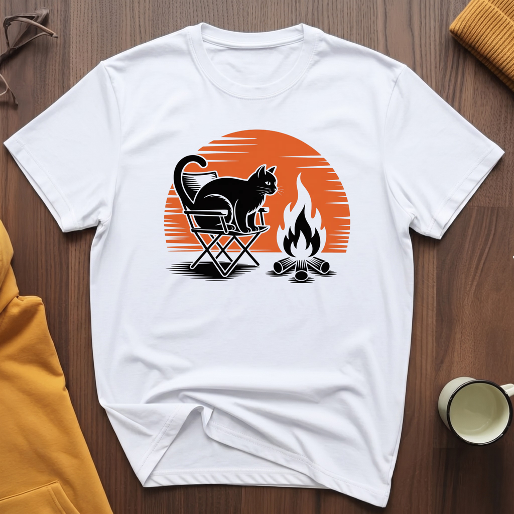 Campfire Cat 5 T-Shirt