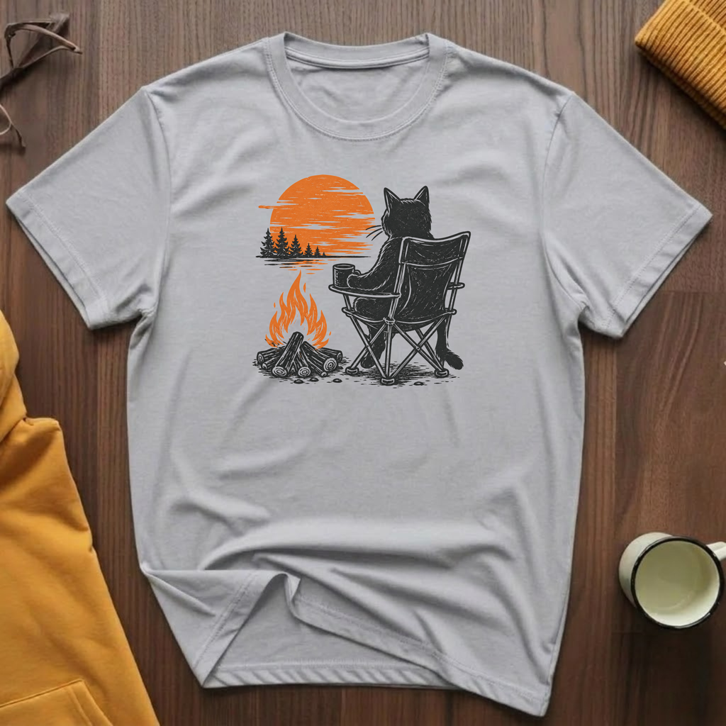 Campfire Cat 4 T-Shirt