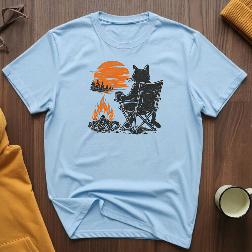 Campfire Cat 4 T-Shirt