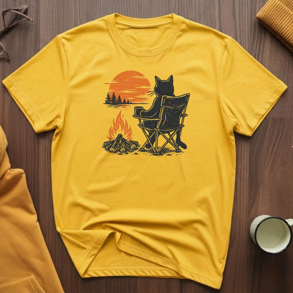 Campfire Cat 4 T-Shirt